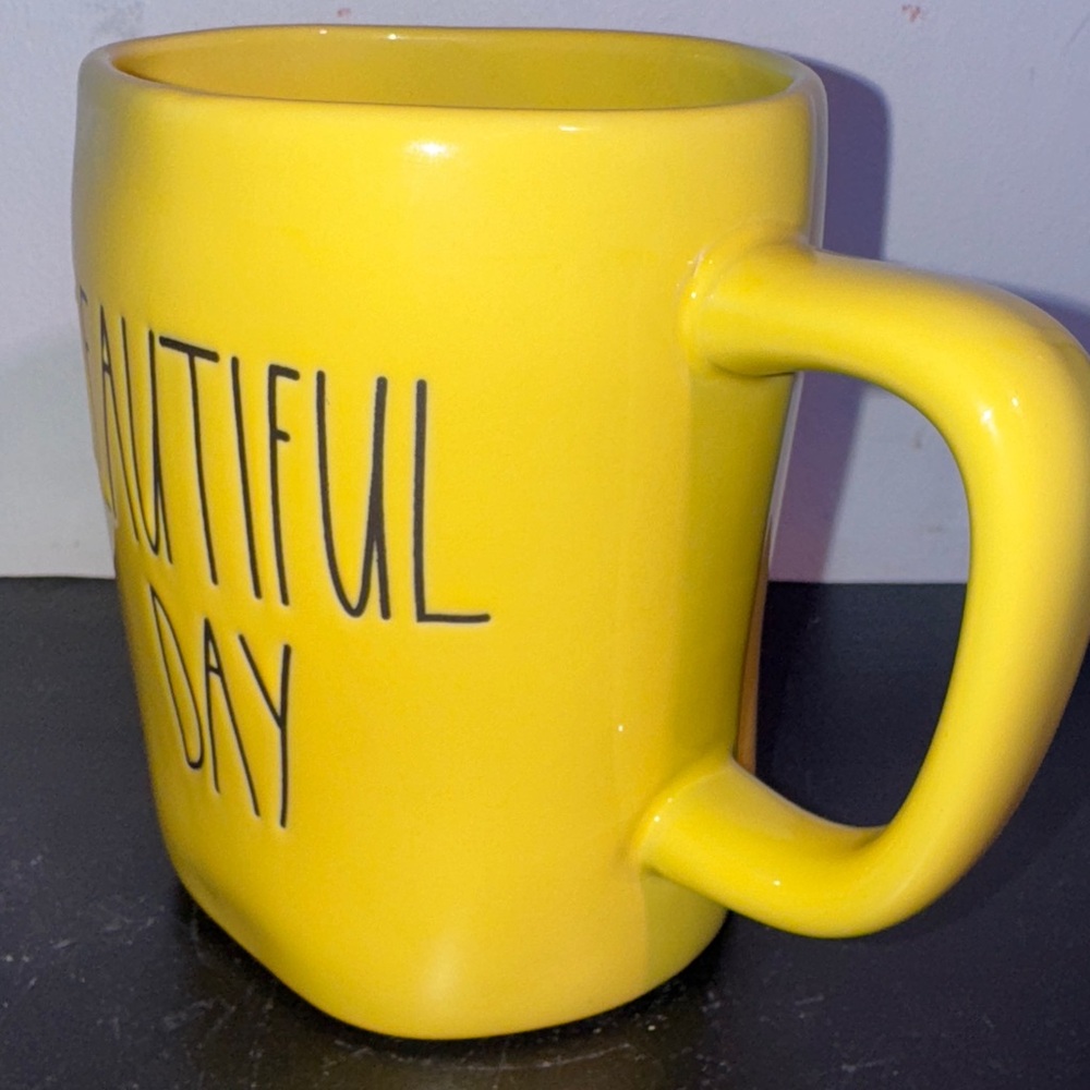 Rae Dunn Yellow 'Beautiful Day' Mug - Picture 3 of 3